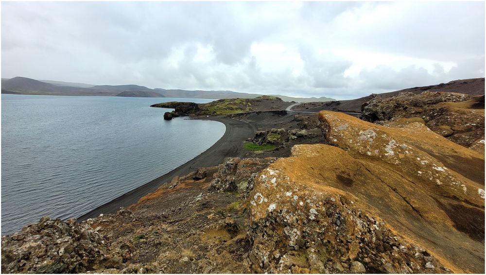 Gelber Sand am Kleifarvatn