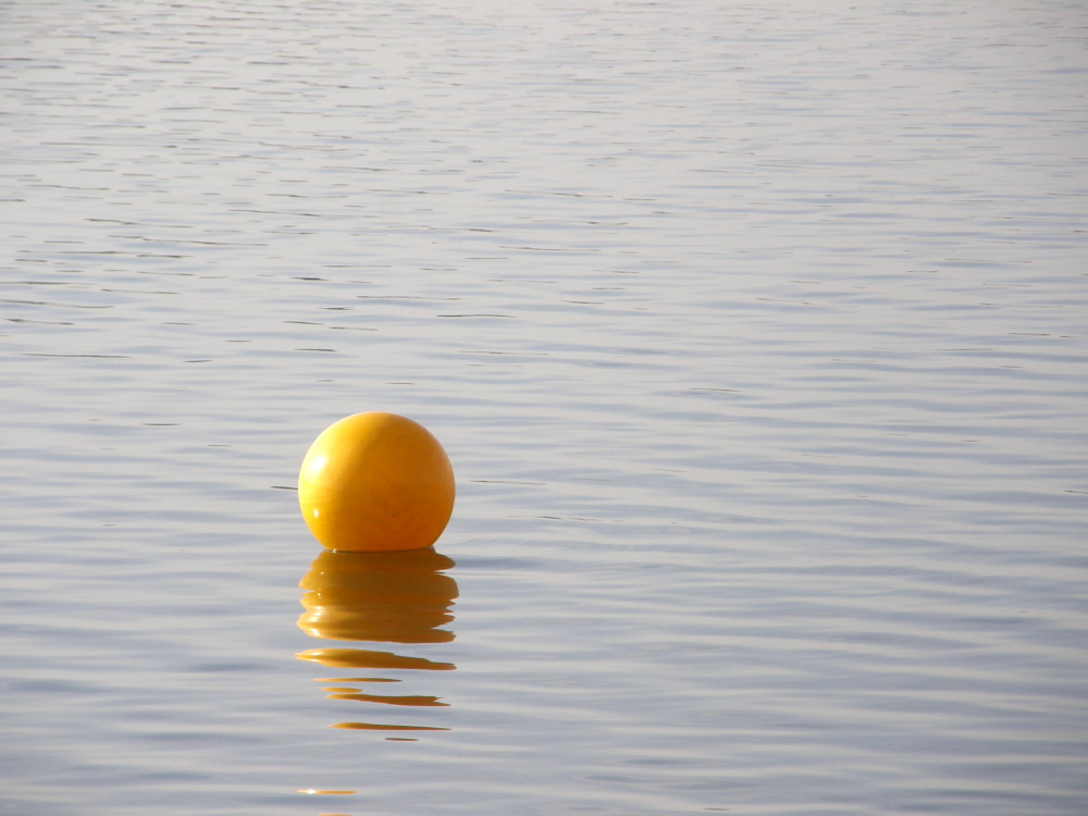 Gelber Wasserball