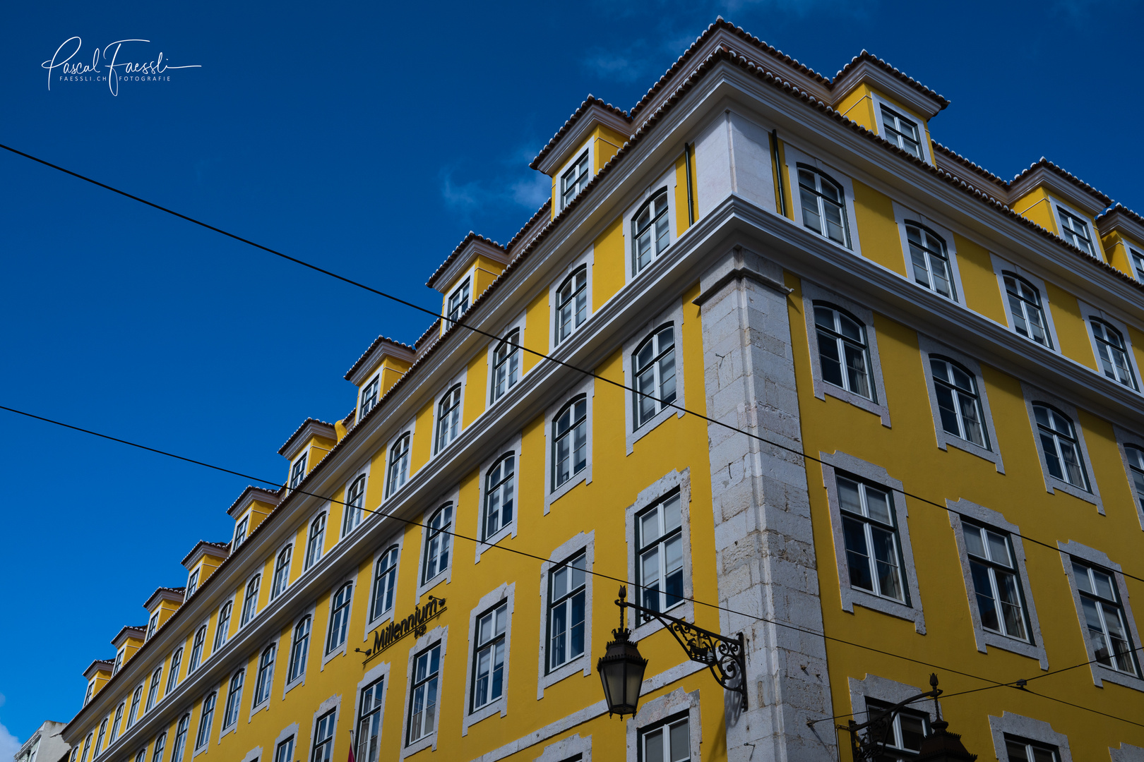 Gelbes Haus in Lissabon