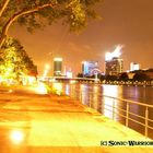 gelbstich Main-Ufer in Frankfurt