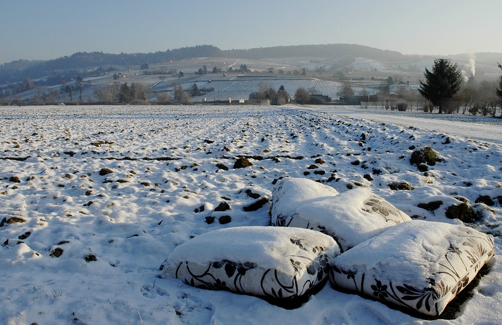 gelegentlich ist mit schneekissen zu rechnen