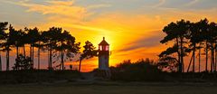 Gellenleuchturm im Abendlicht