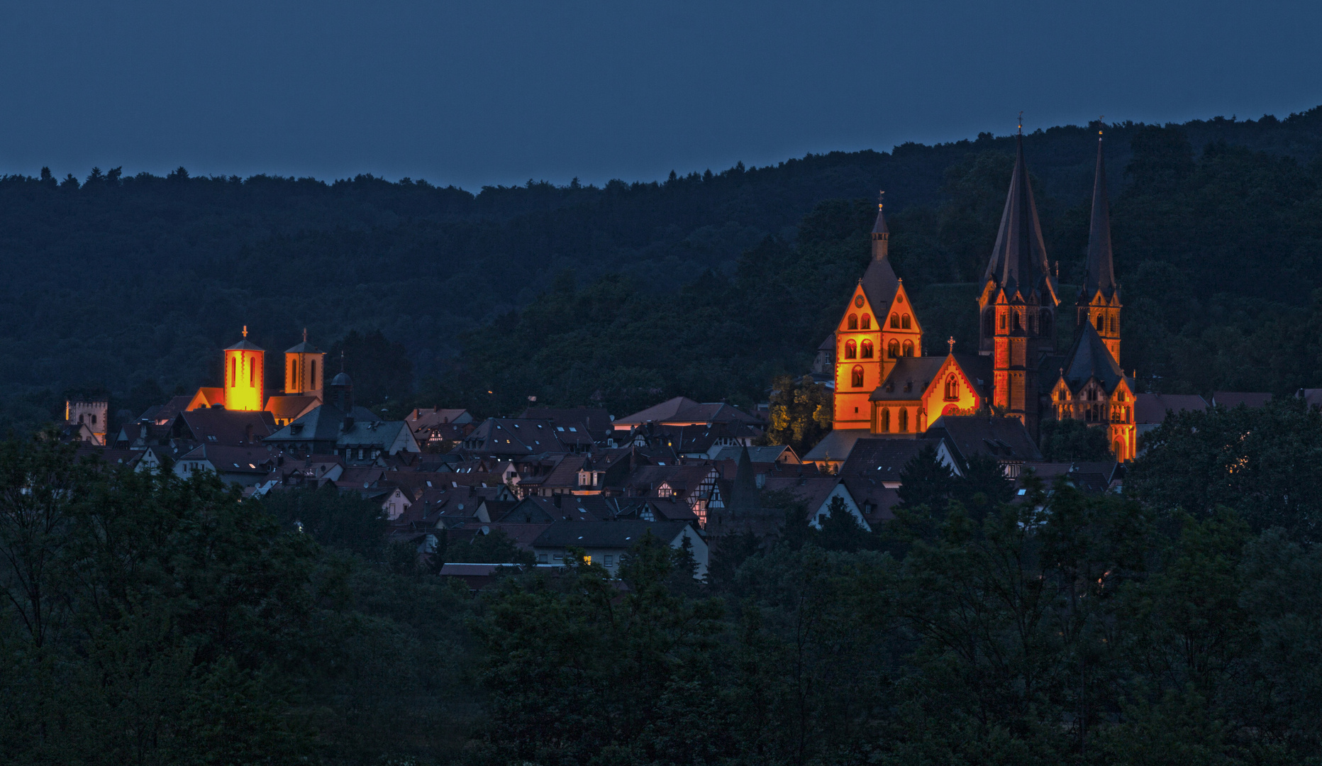 Gelnhausen zur blauen Stunde