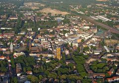 Gelsenkirchen Altstadt u. Stadtgarten von Westen