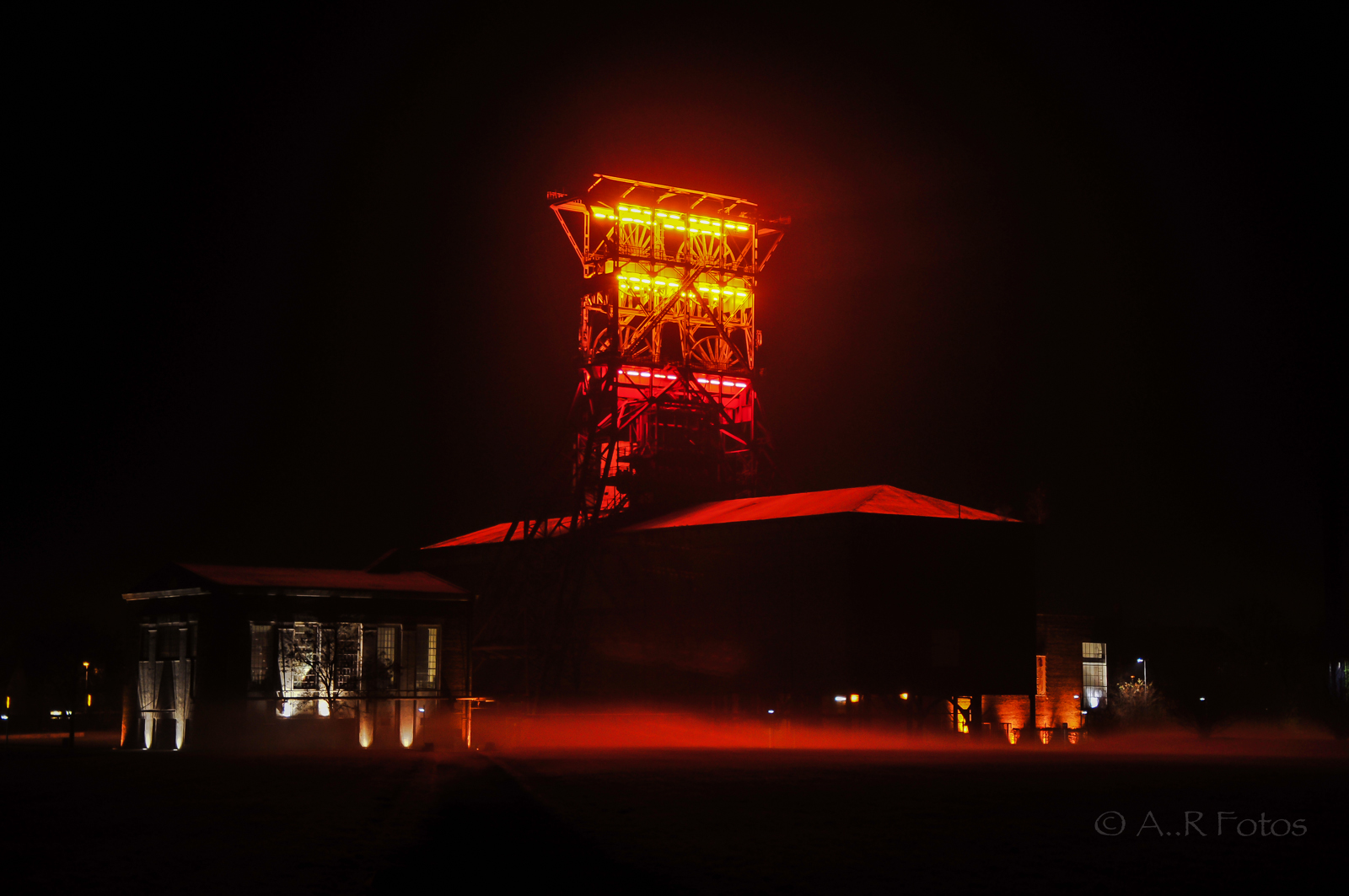 Gelsenkirchen bei Nacht