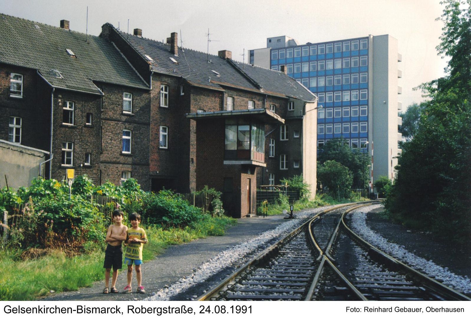 Gelsenkirchen-Bismarck, Robergstraße, 24-08-1991