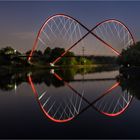 Gelsenkirchen Doppelbogenbrücke 2017-02