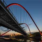 Gelsenkirchen Doppelbogenbrücke 2017-03