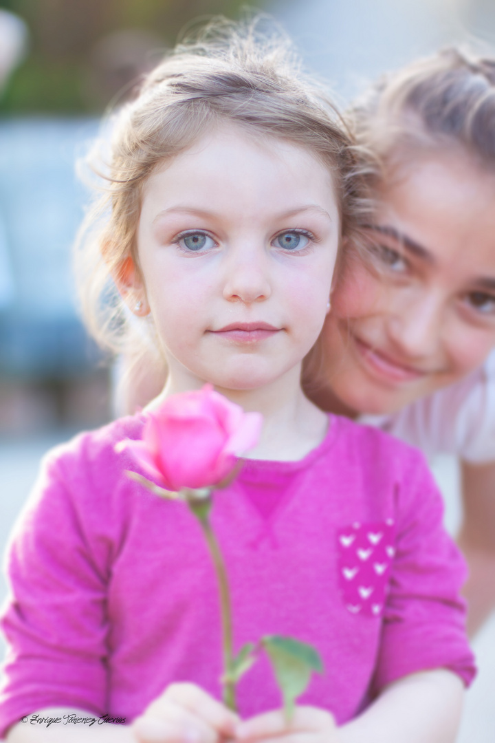 Gema y su flor