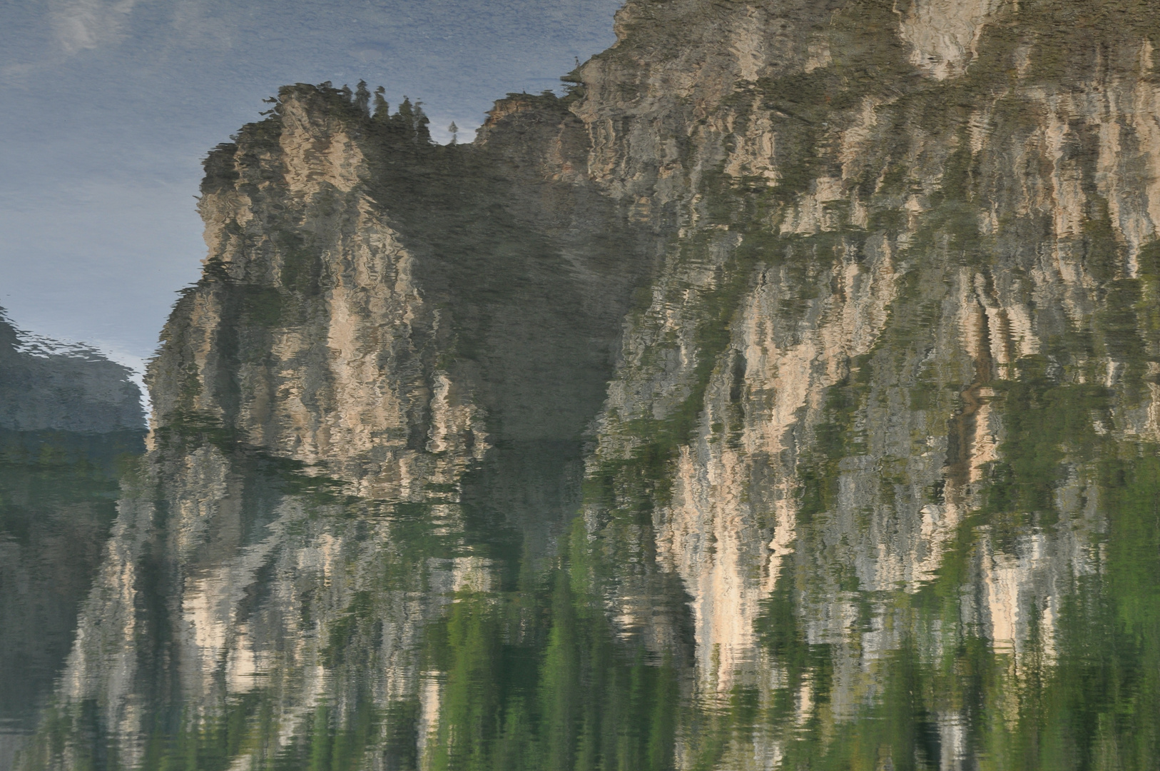 Gemälde: Berge hinterm See