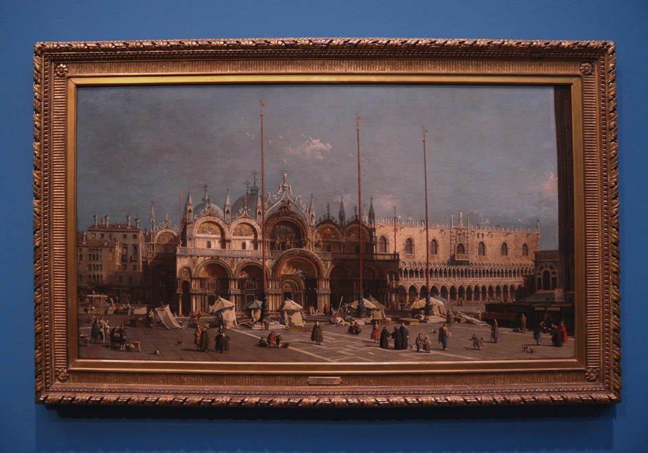 Gemälde von Canaletto : Markusplatz Venedig