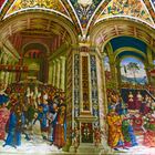 Gemalter Durchblick in der Kirche von Siena