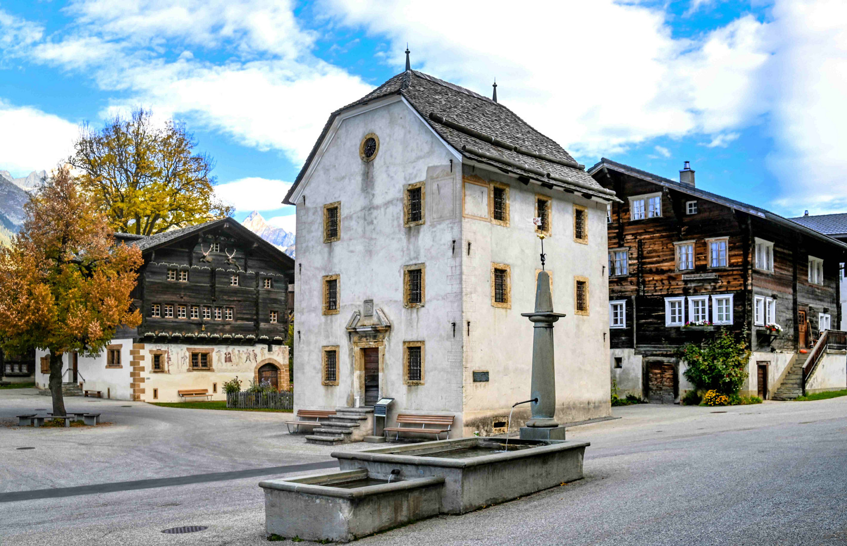 Gemeindeplatz in Ernen