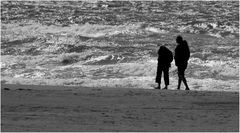 Gemeinsam am Strand ...