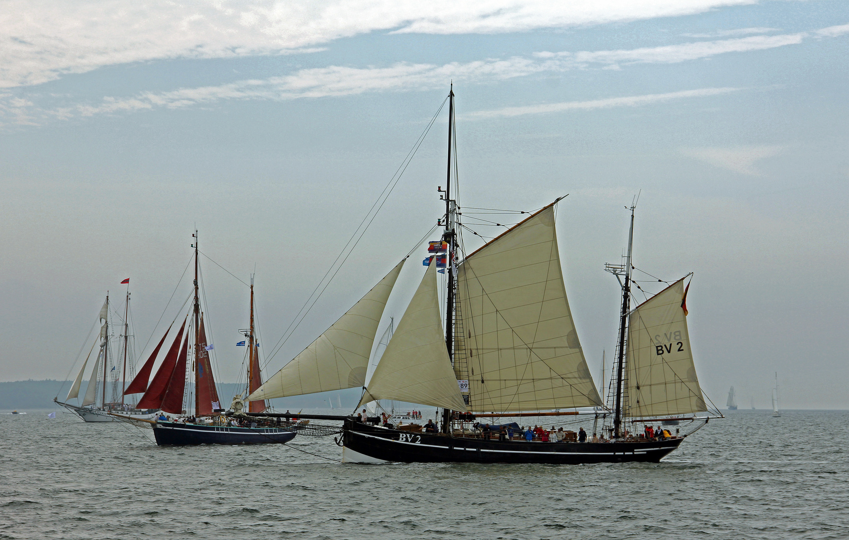 Gemeinsam im Wind