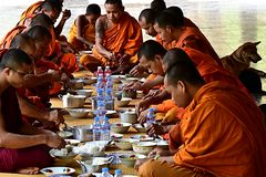 Gemeinsames Mittagessen im Kloster