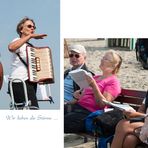 Gemeinsames Singen am Strand