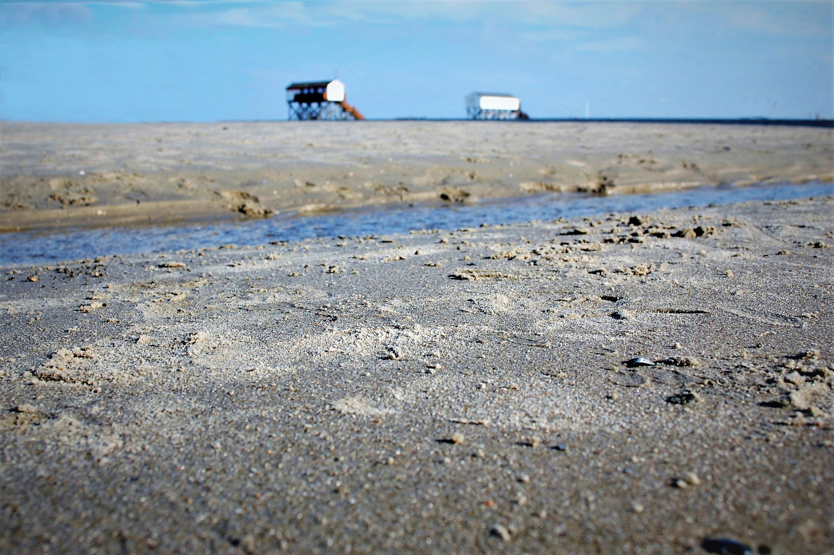 Gemisch aus Sand & Blau