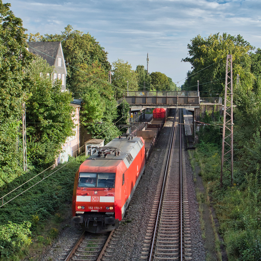 Gemischter Güterzug in Haan