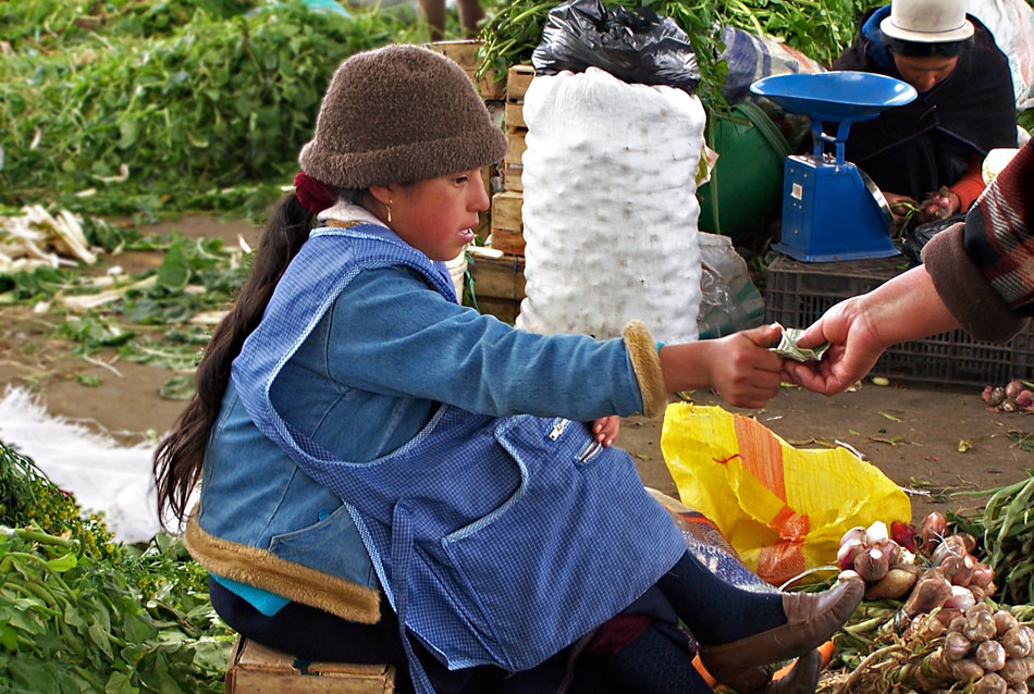 Gemüsemakt in Equador