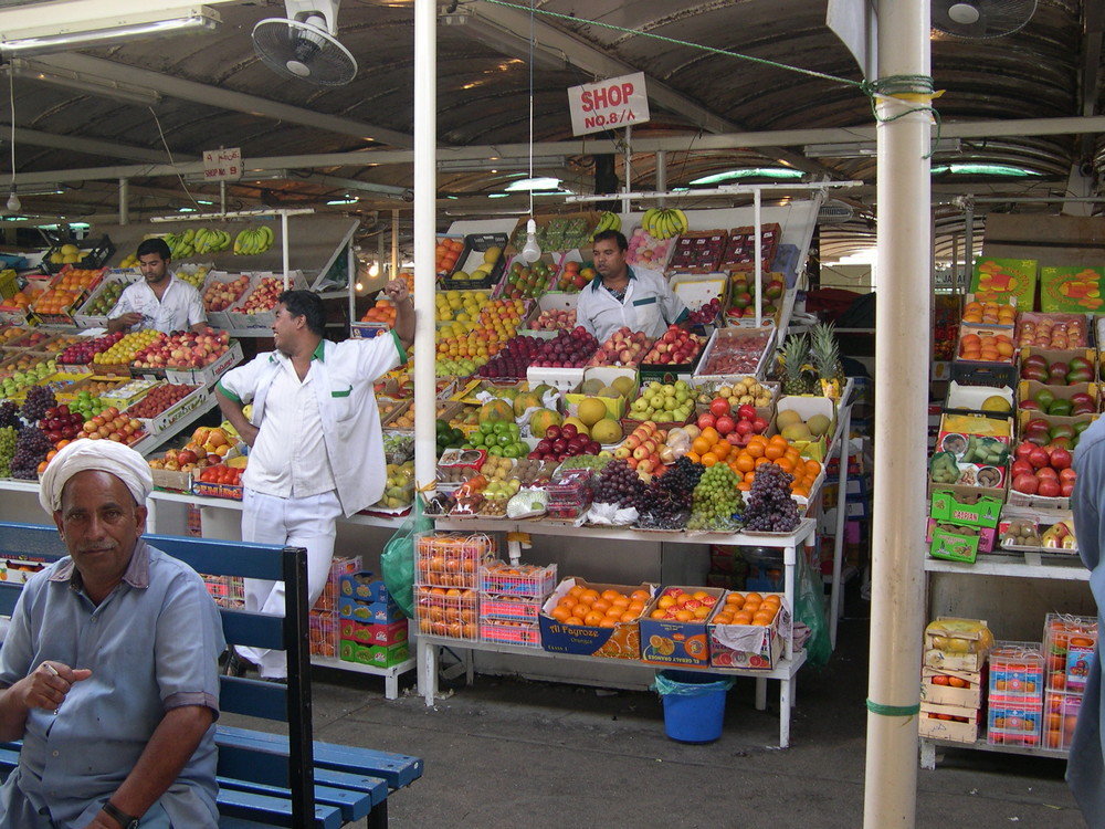 Gemüsemarkt in Dubai