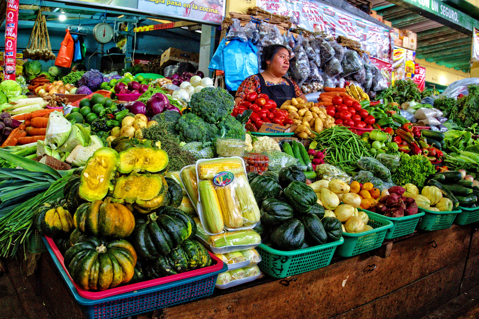 Gemüsemarkt in Guatemala