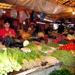 Gemüsemarkt in Hangzhou