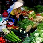 Gemüsemarkt in Hue August 2007