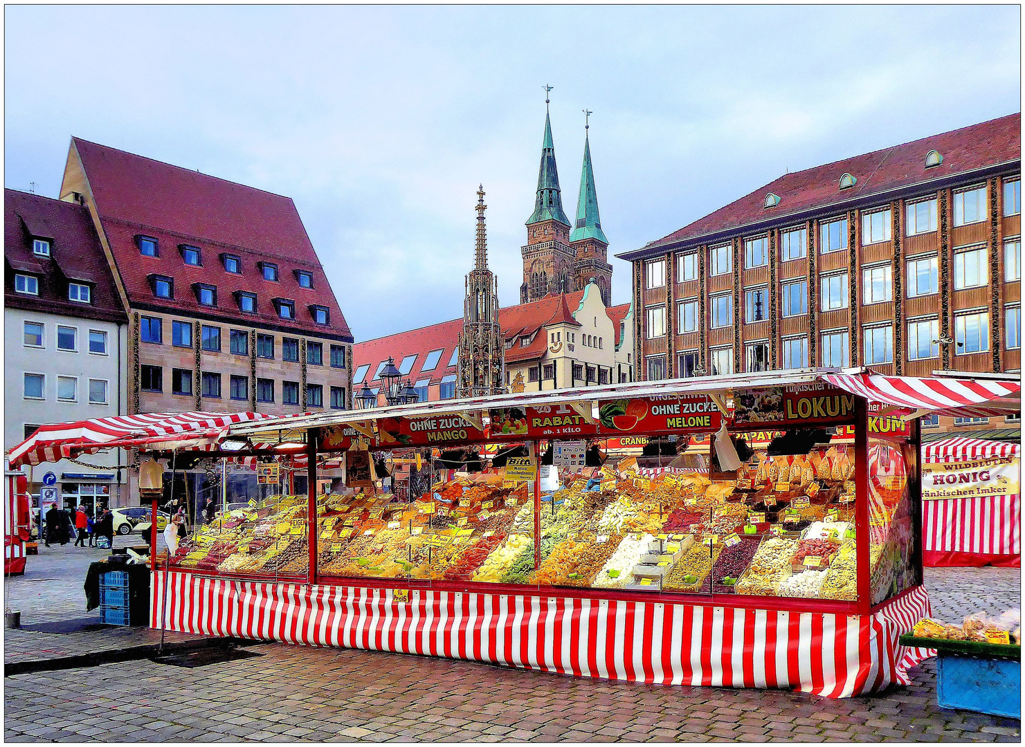 Gemüsestand am Hauptmarkt