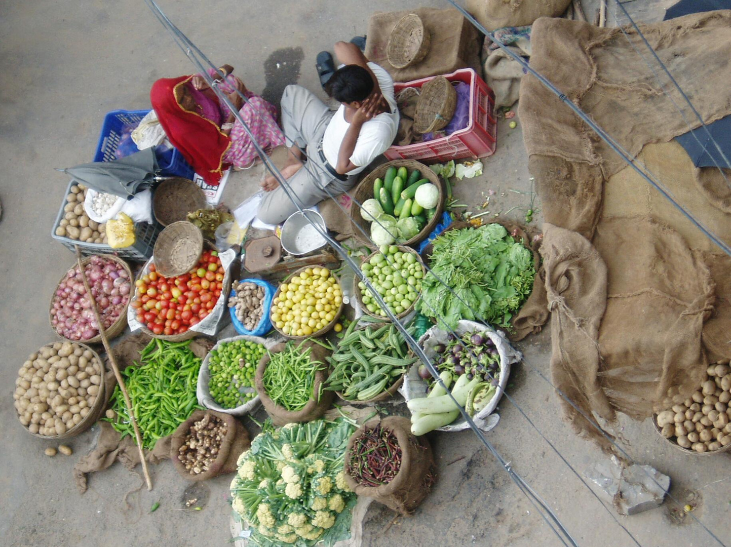 Gemüseverkäufer in Pushkar - Rajasthan