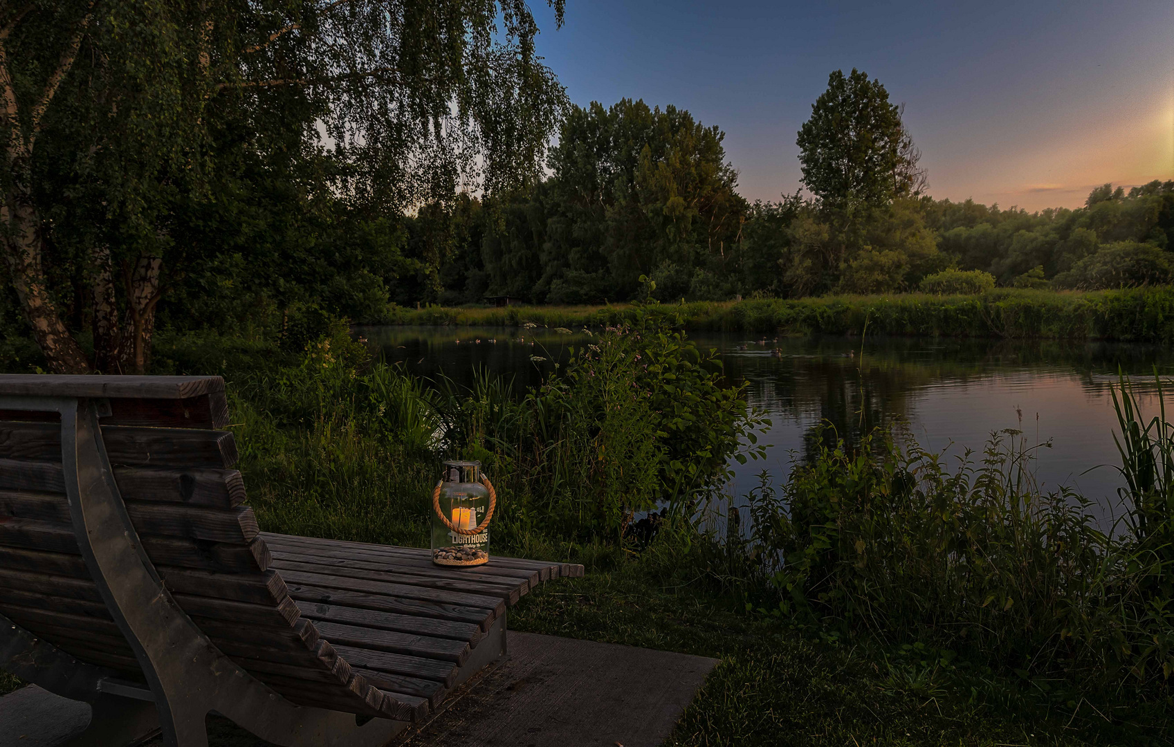 Gemütlich am Hagenburger Kanal am Steinhuder Meer