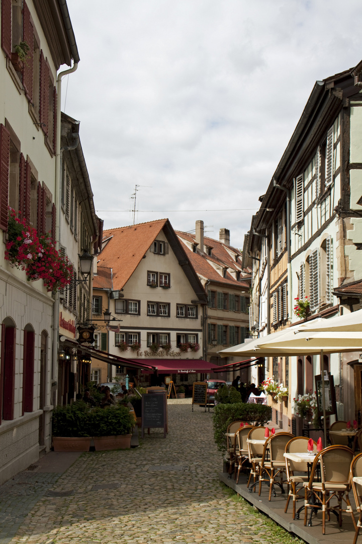 gemütliche Gasse in Straßburg