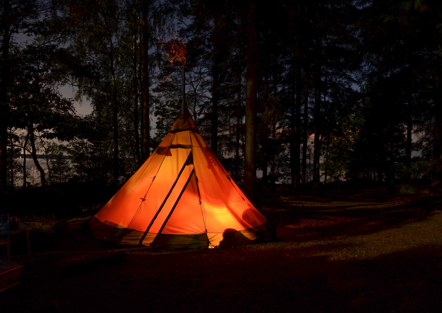 Gemütliche Septembernacht in Småland