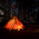 Gemütliche Septembernacht in Småland