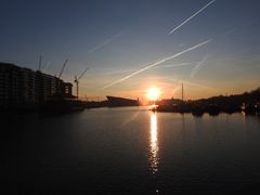 gemütlicher Sonnenaufgang in Amsterdam