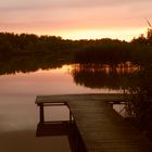 gemütlicher Sonnenuntergang