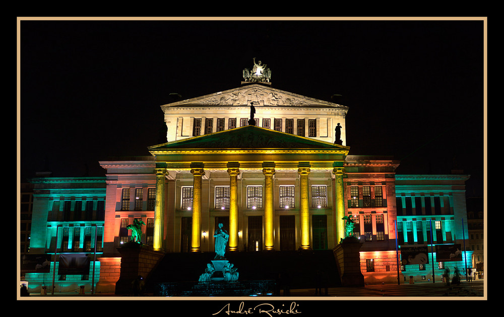 Gendarmenmarkt Berlin @ Festival of Lights 2008  | HDR |