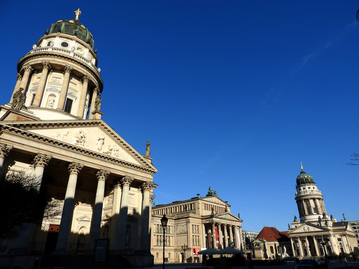 Gendarmenmarkt with blue sky