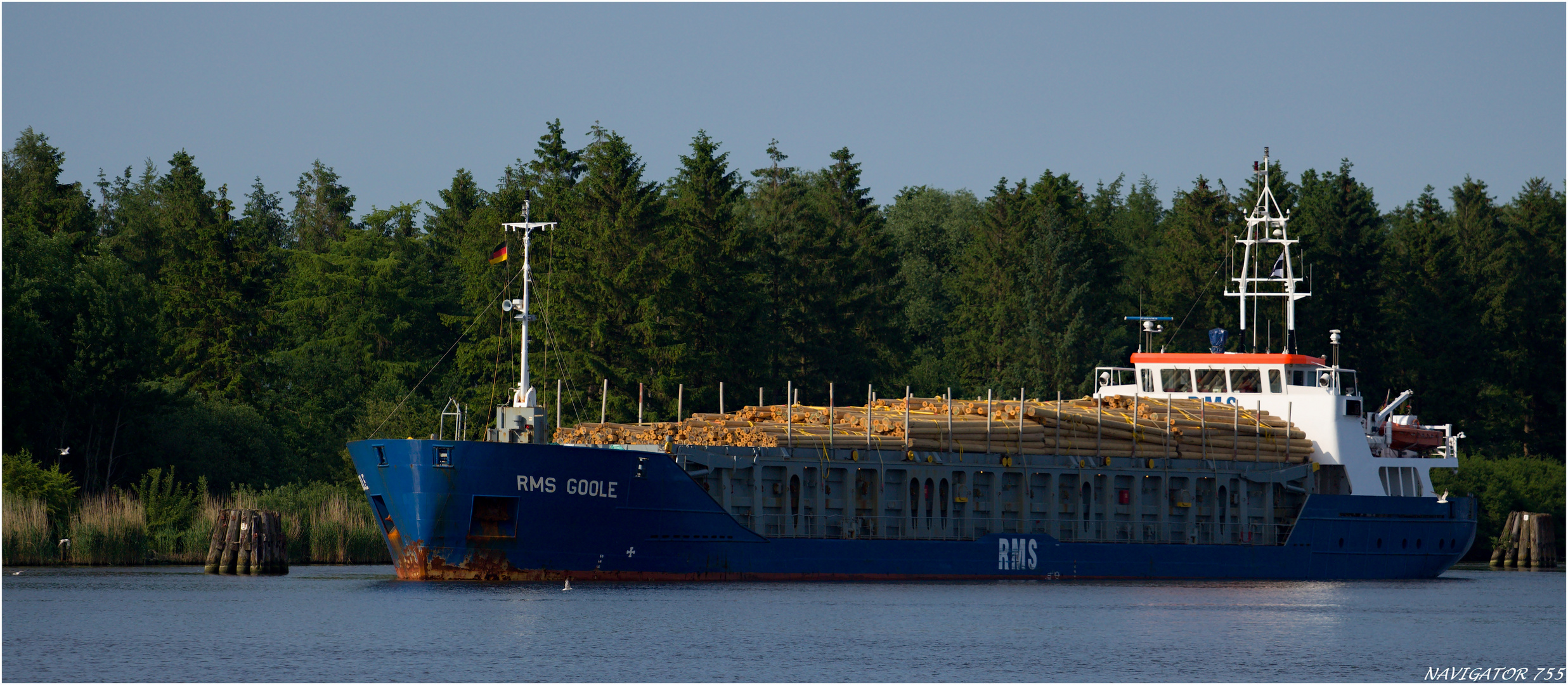 General Cargo RMS GOOLE, Kiel - Canal Germany.