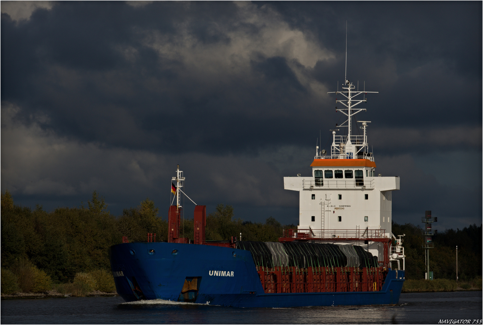 General Cargo UNIMAR on Kiel - Canal, Germany.