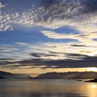 General Carrera lake at sunrise