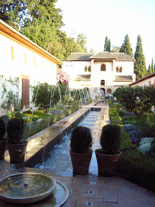 Generalife in der frühen Abendsonne