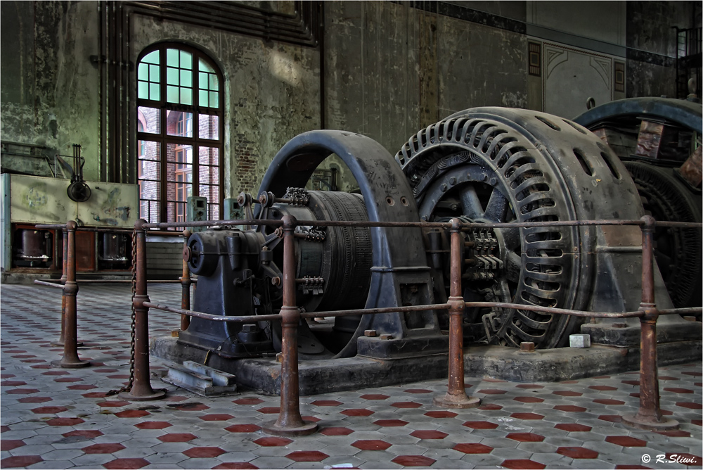 Generator und Ilgner-Umformer, Baujahr 1908