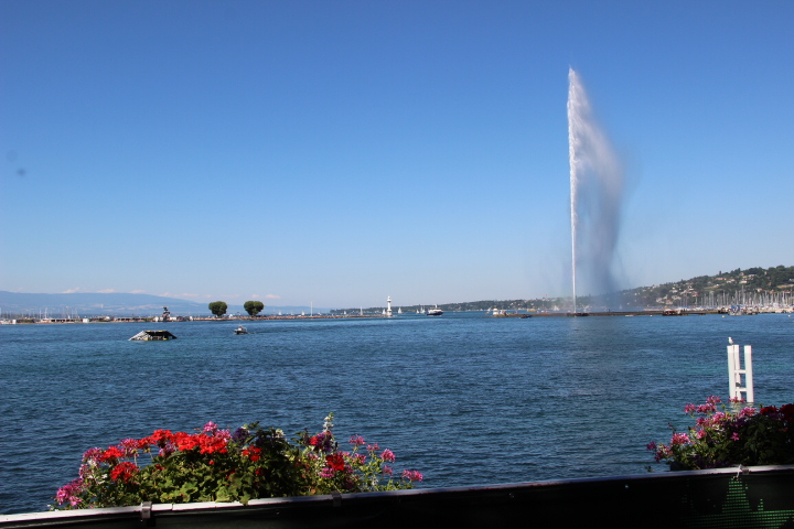Geneve et son geyser