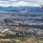 Genf - Der Rhône-Ausfluss Richtung Mittelmeer