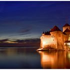 Genfer See bei Montreaux als HDR