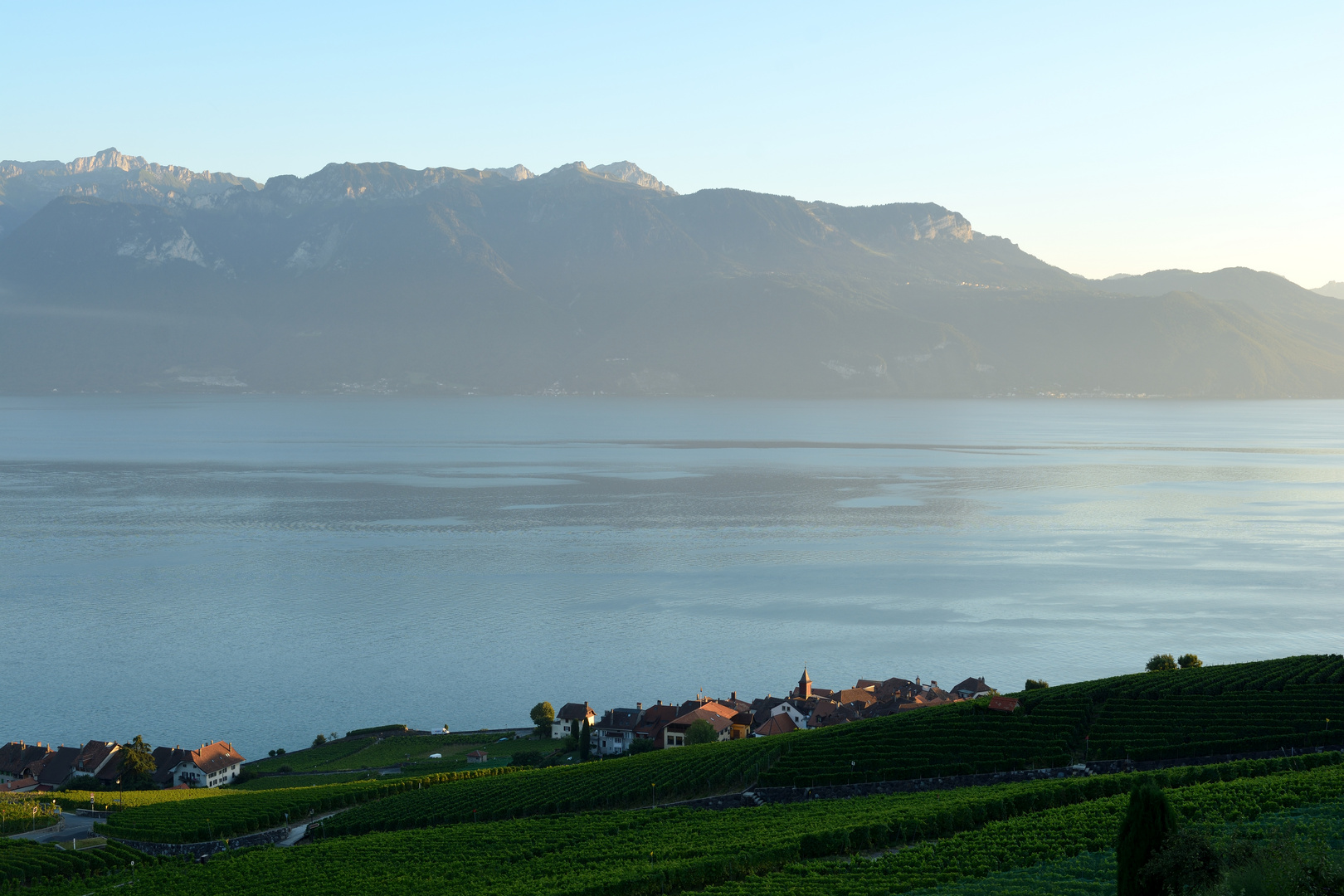 Genfersee am Abend