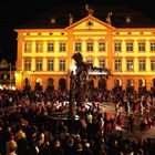 Gengenbach Rathaus/Marktplatz Hexenbesenverbrennung