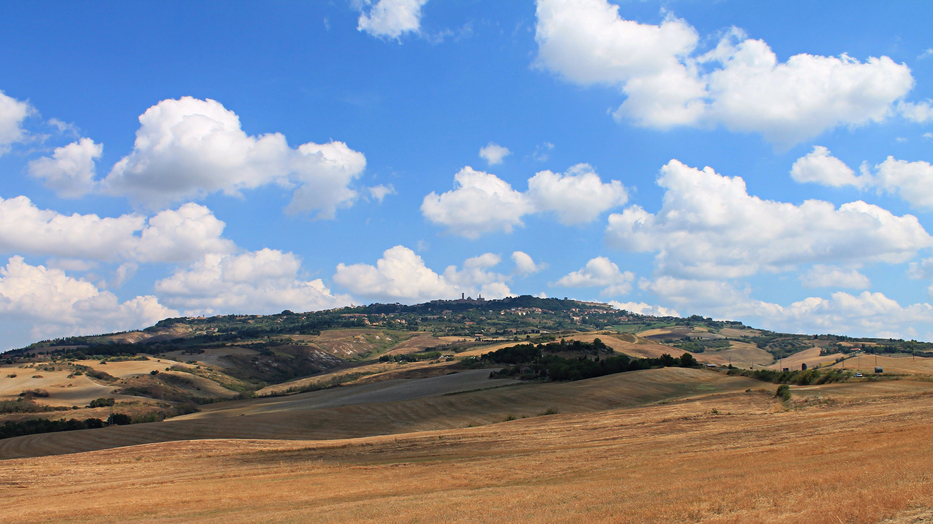 geniale Aussicht auf Volterra