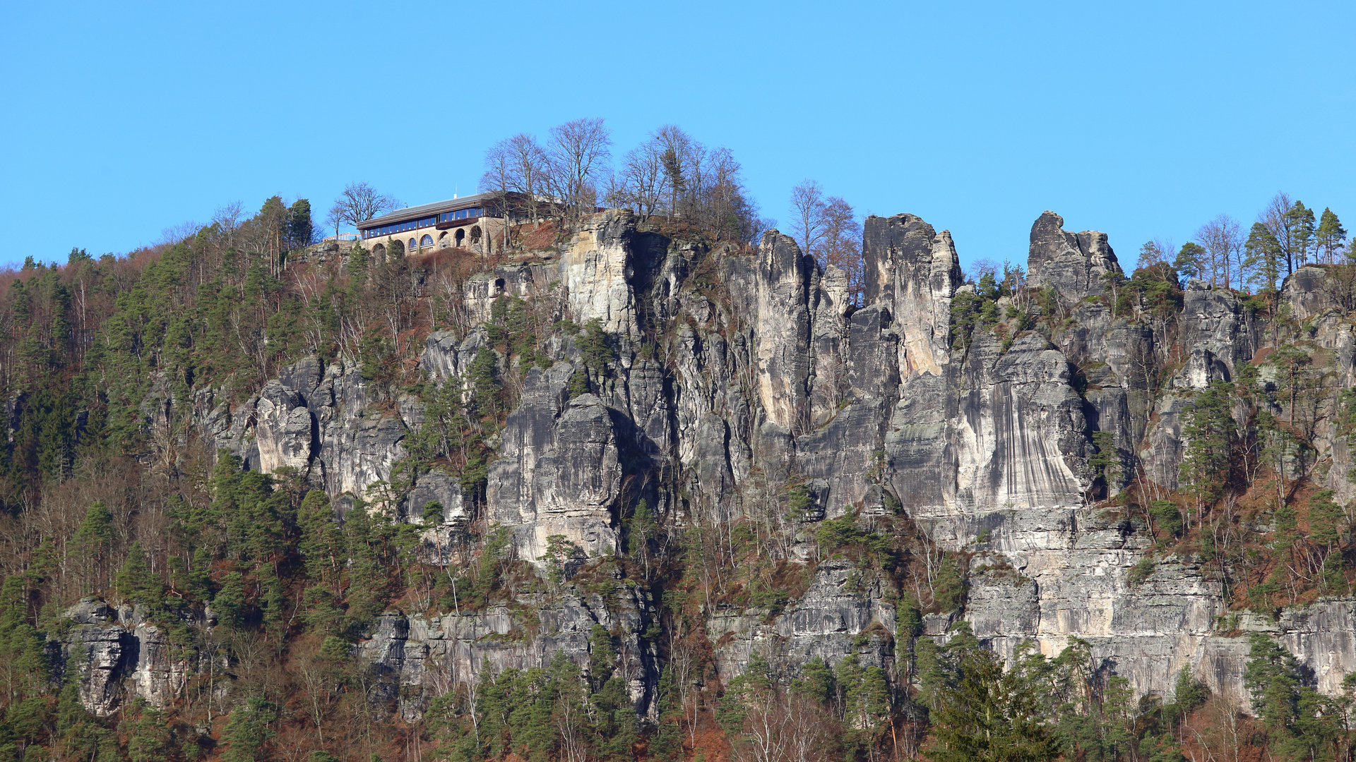 Geniales Sonnenfenster mittags in Rathen und Wehlen...am 03.01. 2022...